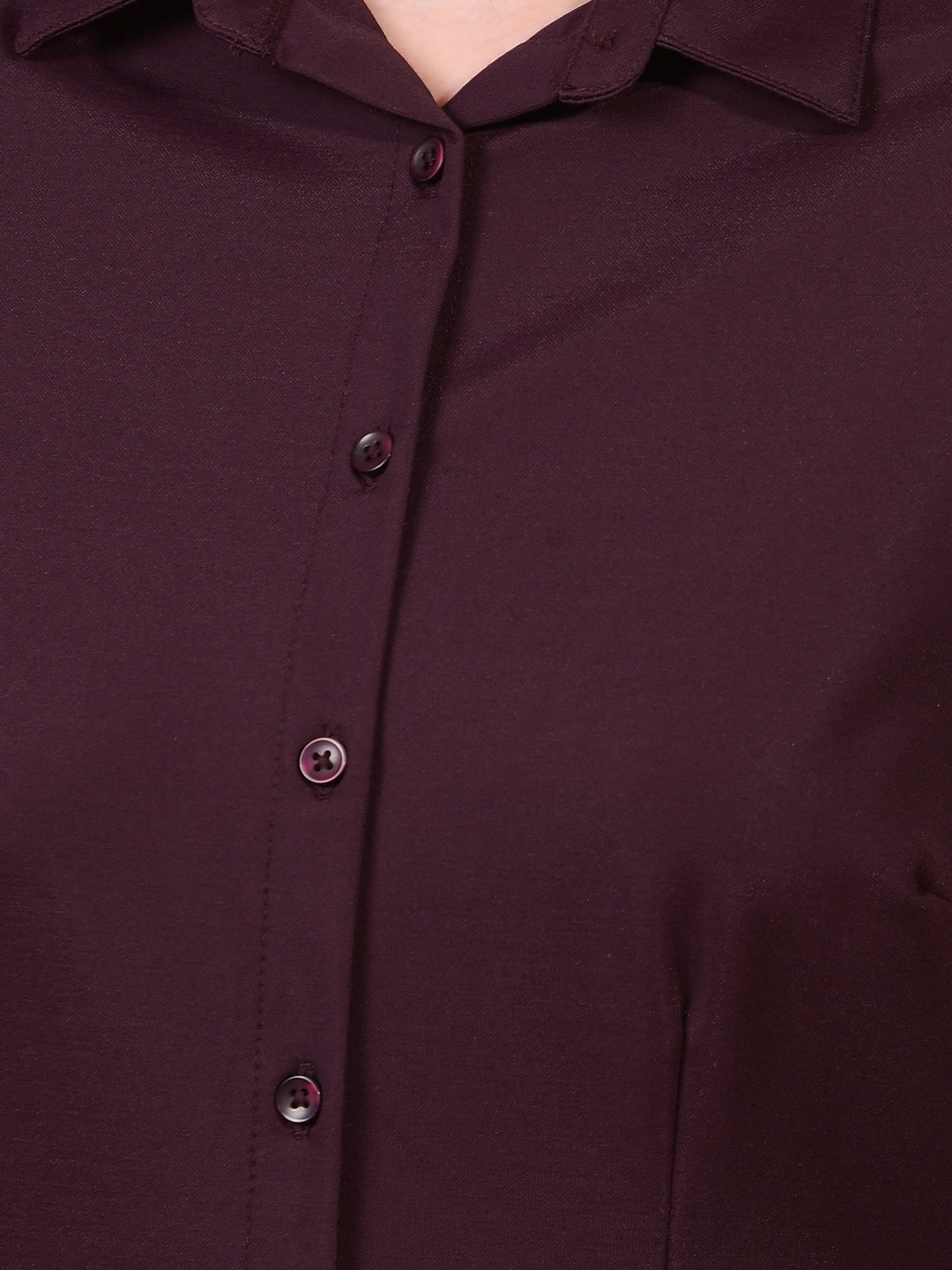 Women's Maroon Shirt-Women Shirts-Crimsoune Club