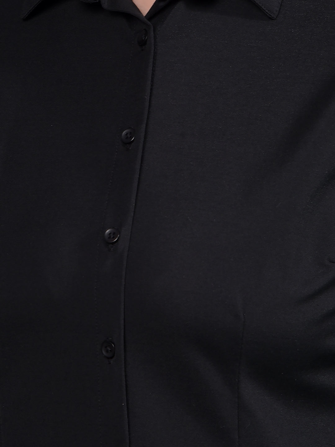 Black Shirt-Women Shirts-Crimsoune Club