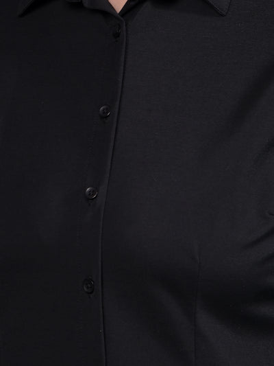 Black Shirt-Women Shirts-Crimsoune Club