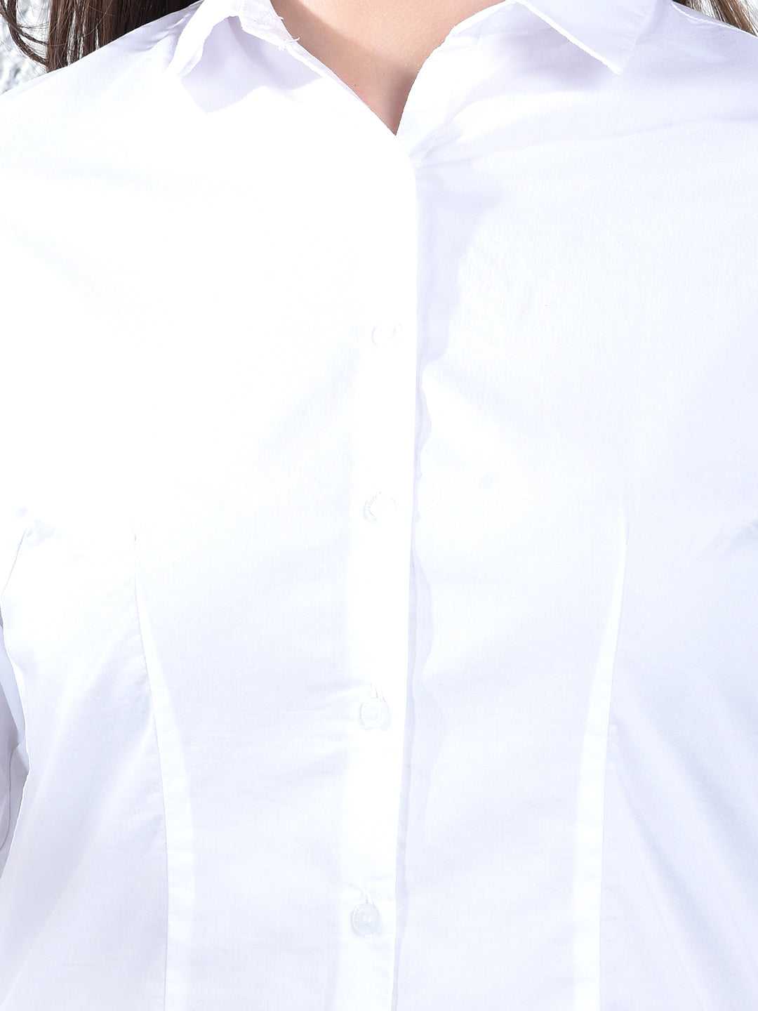 Crystal Classic Formal Shirt-Women Shirts-Crimsoune Club