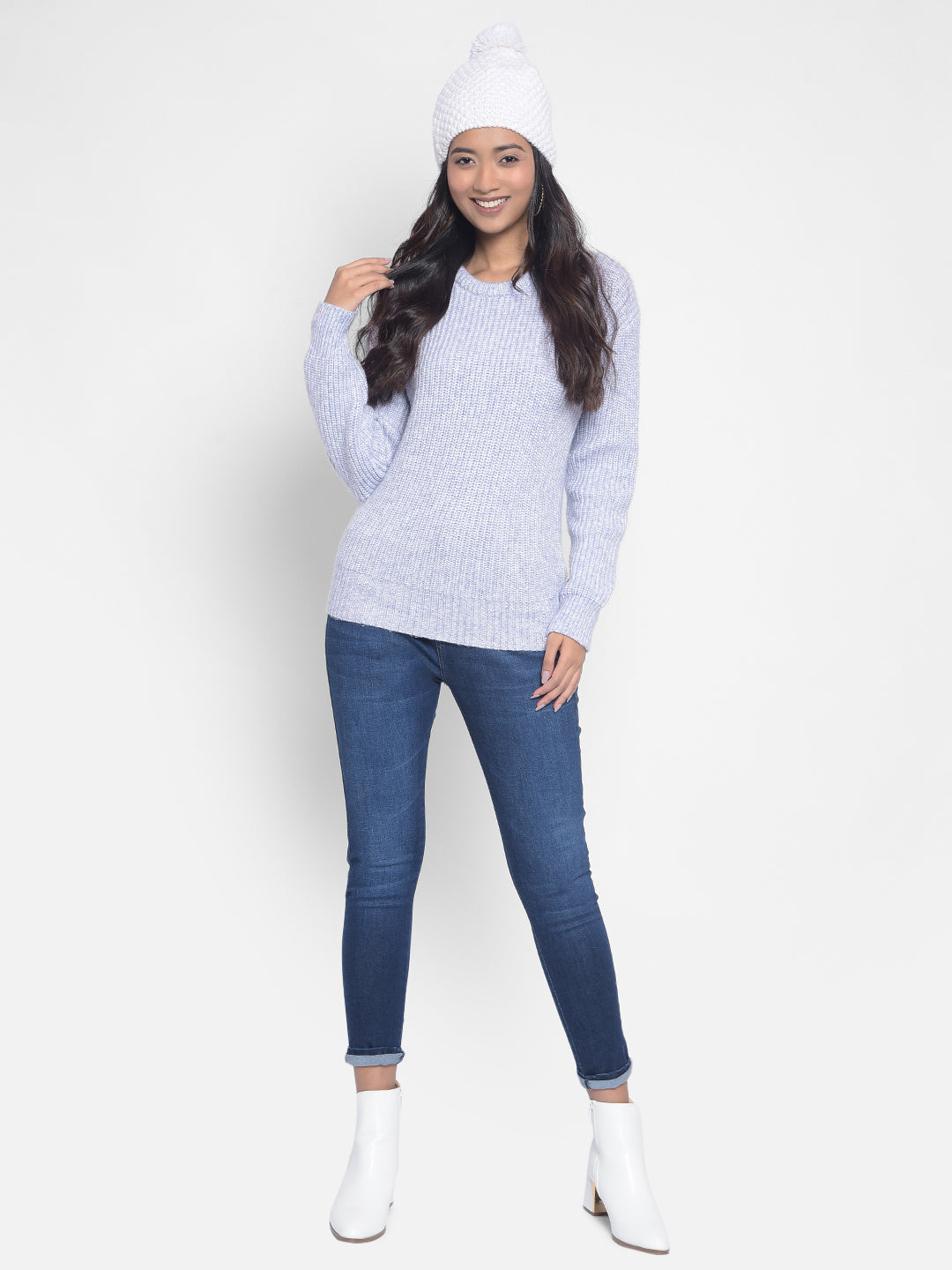 Purple Sweaters-Women Sweaters-Crimsoune Club