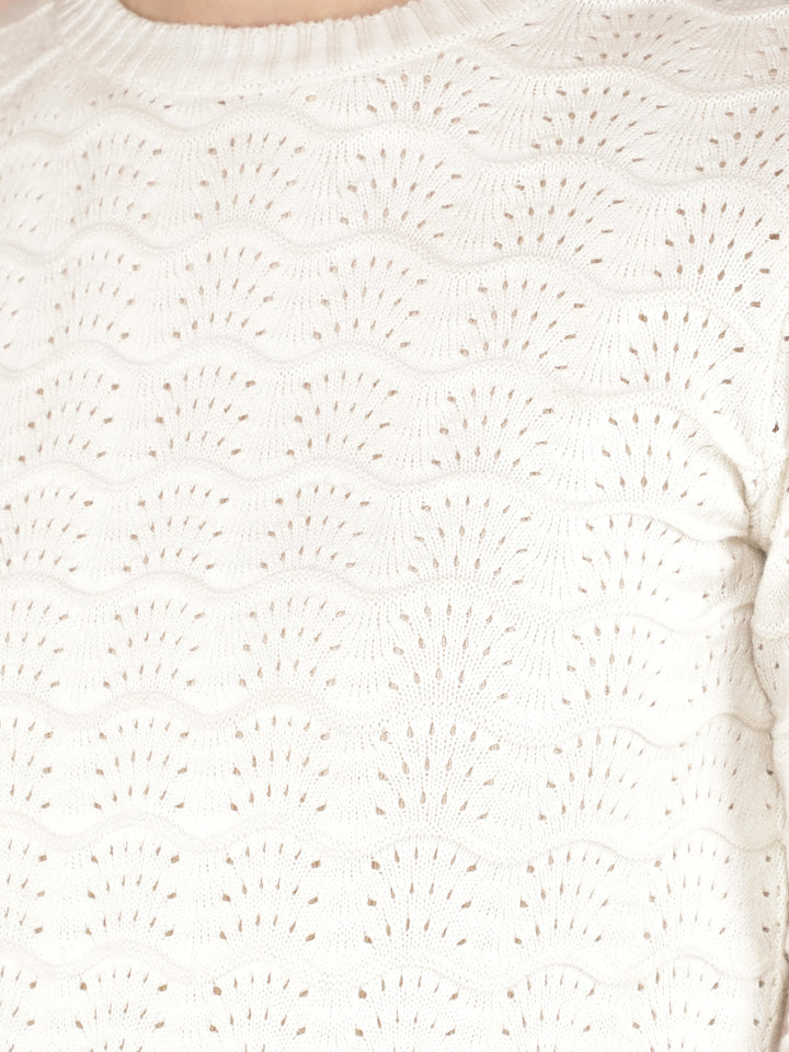 Off White Sweater-Women Sweaters-Crimsoune Club