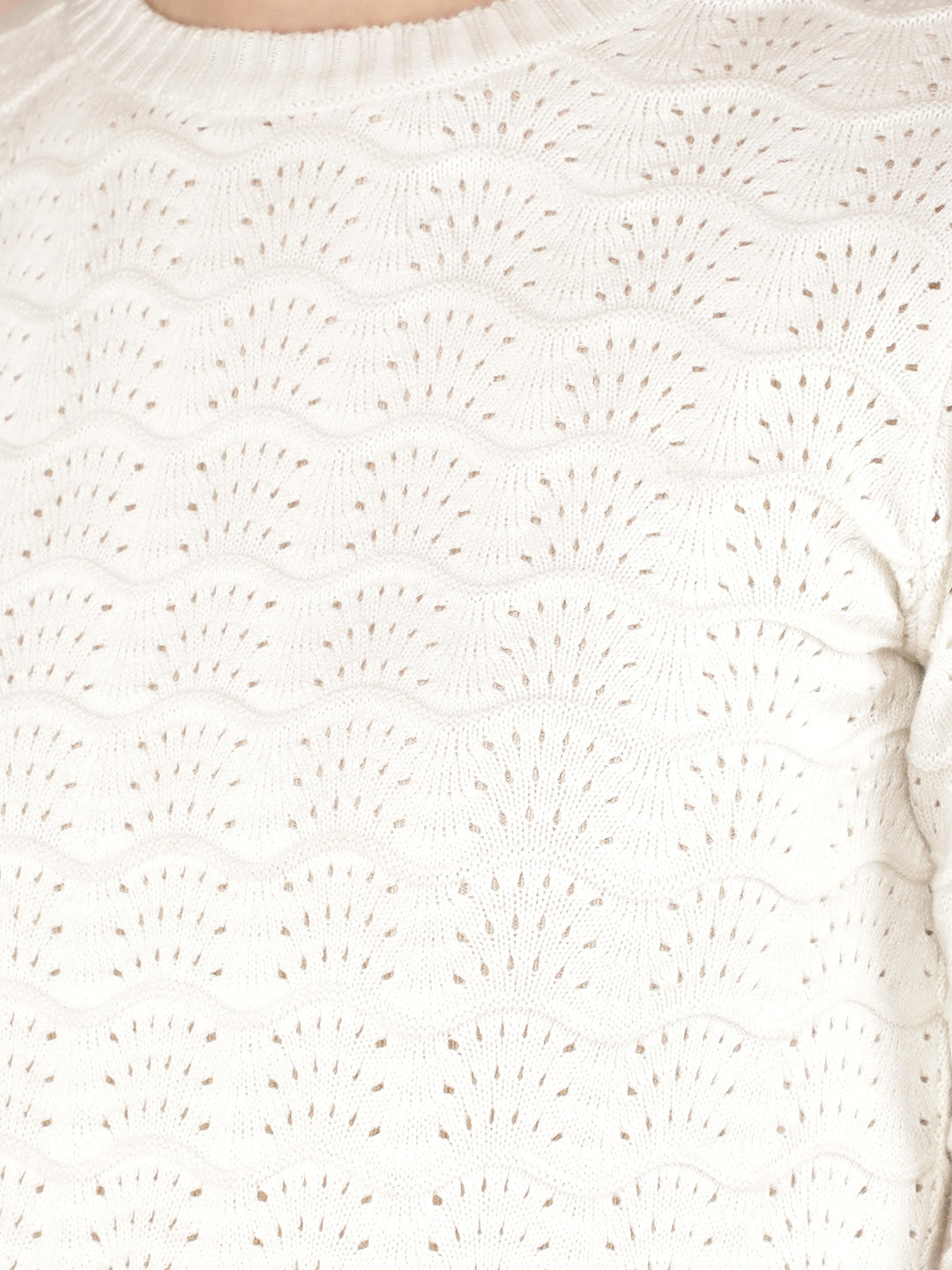 Off White Sweater-Women Sweaters-Crimsoune Club