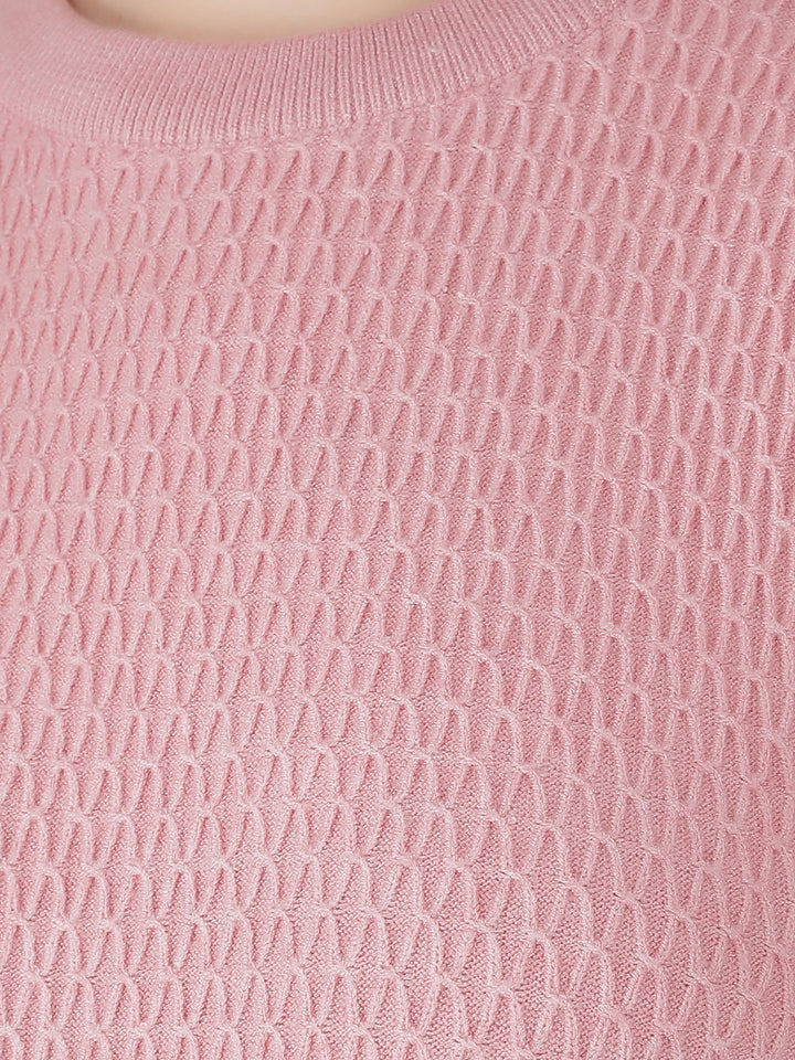 Pink Sweater-Women Sweaters-Crimsoune Club