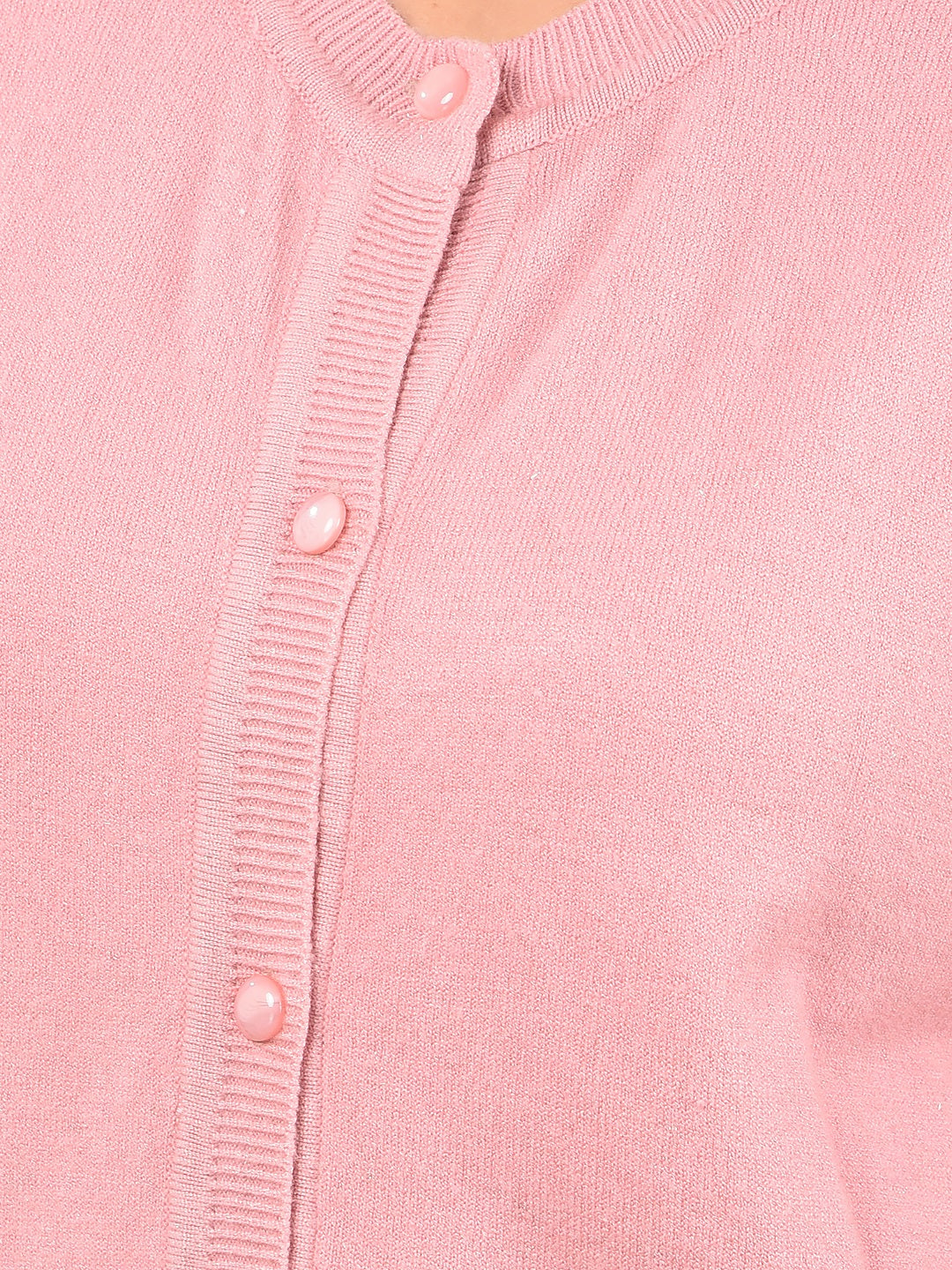 Pink Cardigan-Women Cardigans-Crimsoune Club
