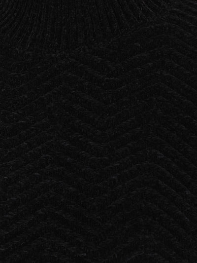 Black Sweater-Women Sweaters-Crimsoune Club