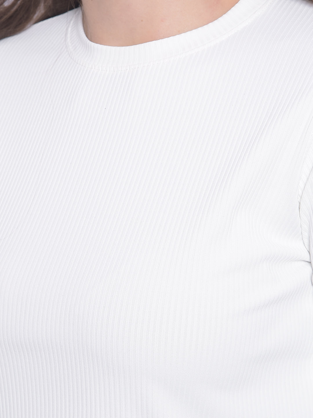 White T-shirt-Women T-shirts-Crimsoune Club