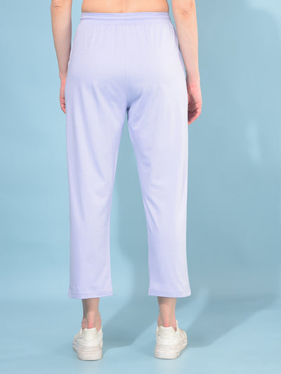 Purple Regular Lounge Pants-Women Lounge Pants-Crimsoune Club