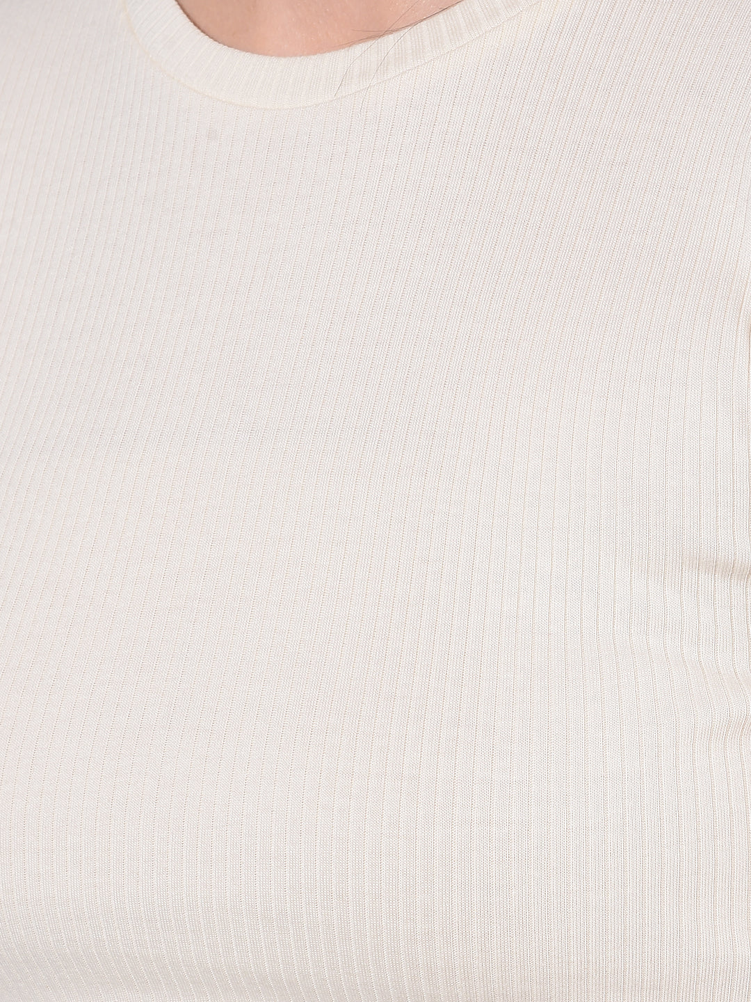 Cream T-Shirt-Women T-shirts-Crimsoune Club