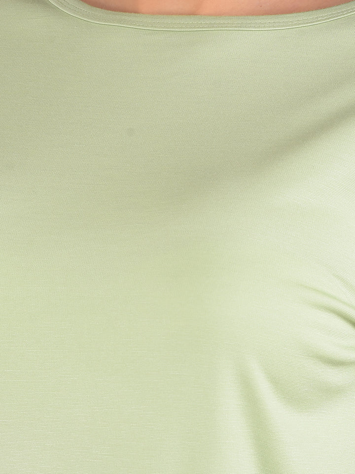 Green T-Shirt-Women T-Shirts-Crimsoune Club