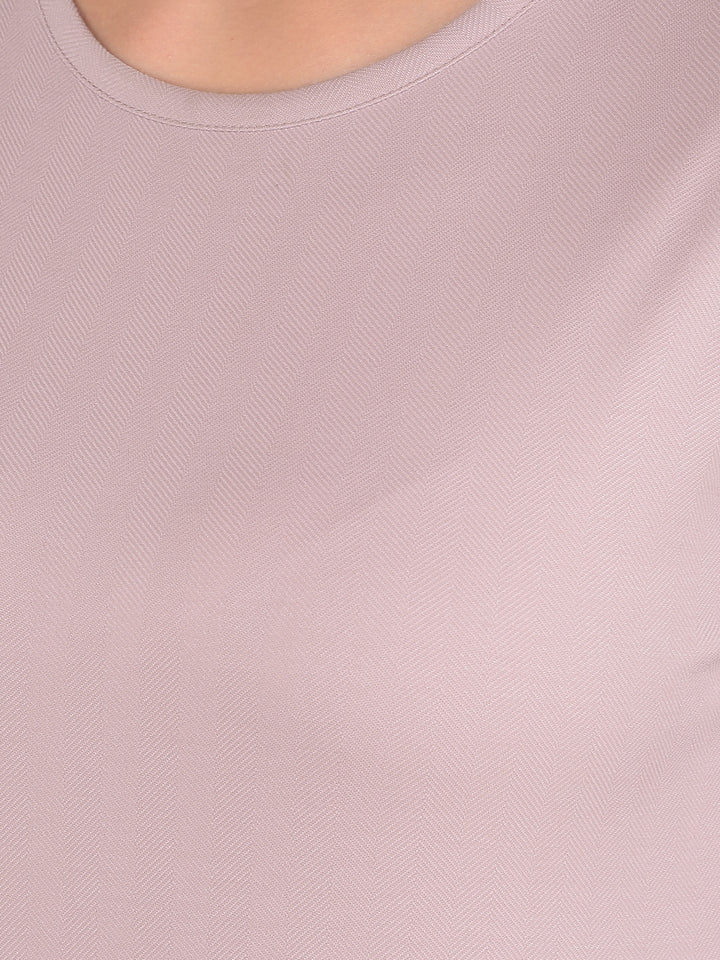 Purple Vertical Stripes T-Shirt-Women T-Shirts-Crimsoune Club