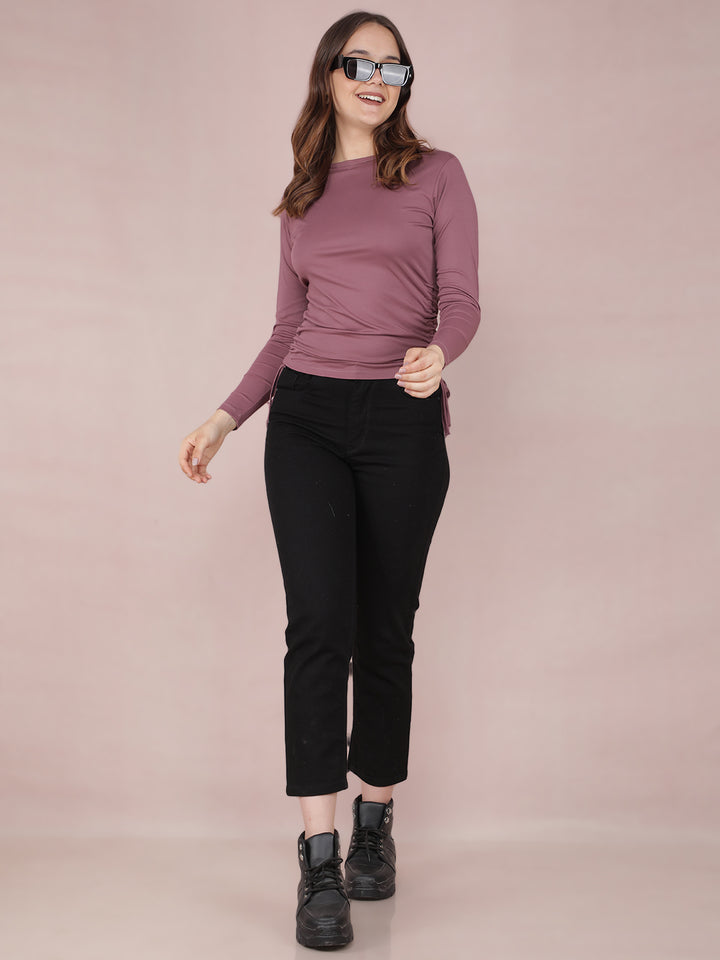 Peach T-Shirt-Women T-Shirts-Crimsoune Club
