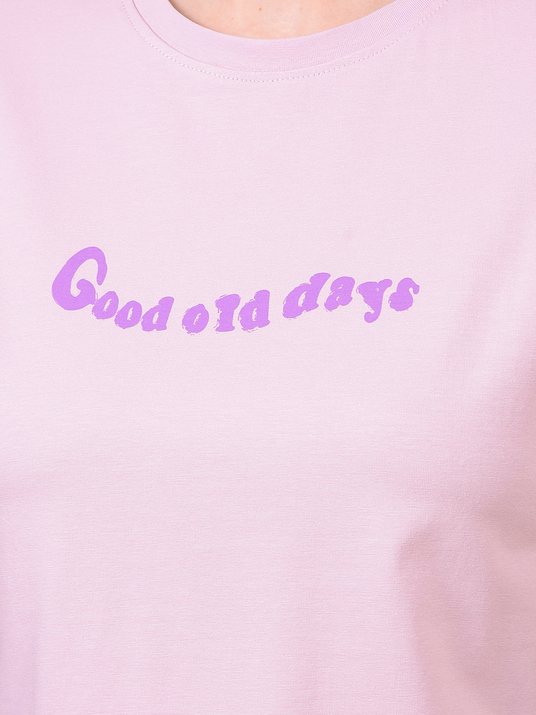 Women's Purple Graphic Print T-Shirt-Women T-Shirts-Crimsoune Club