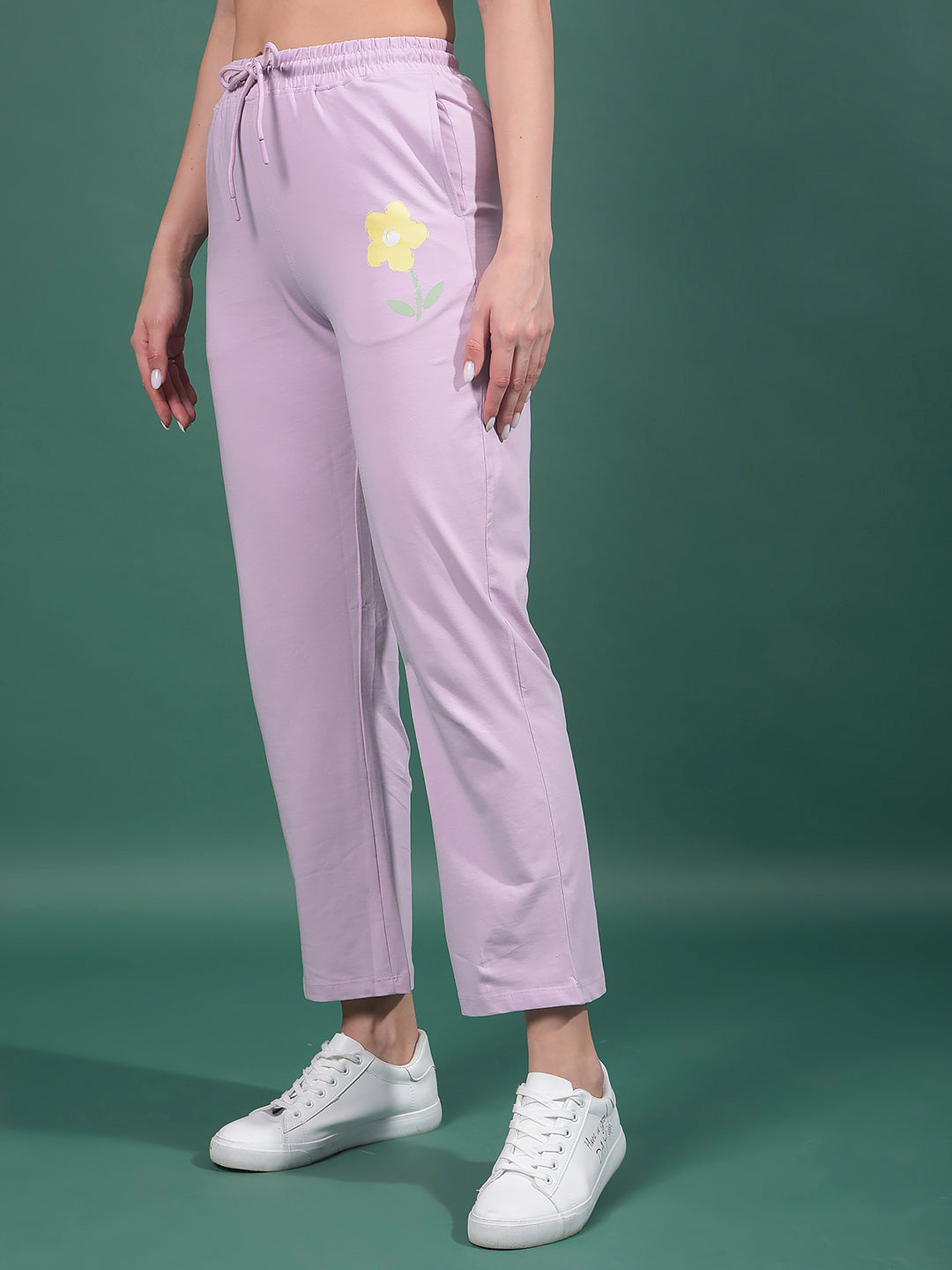 Purple Trackpants-Women Trackpants-Crimsoune Club