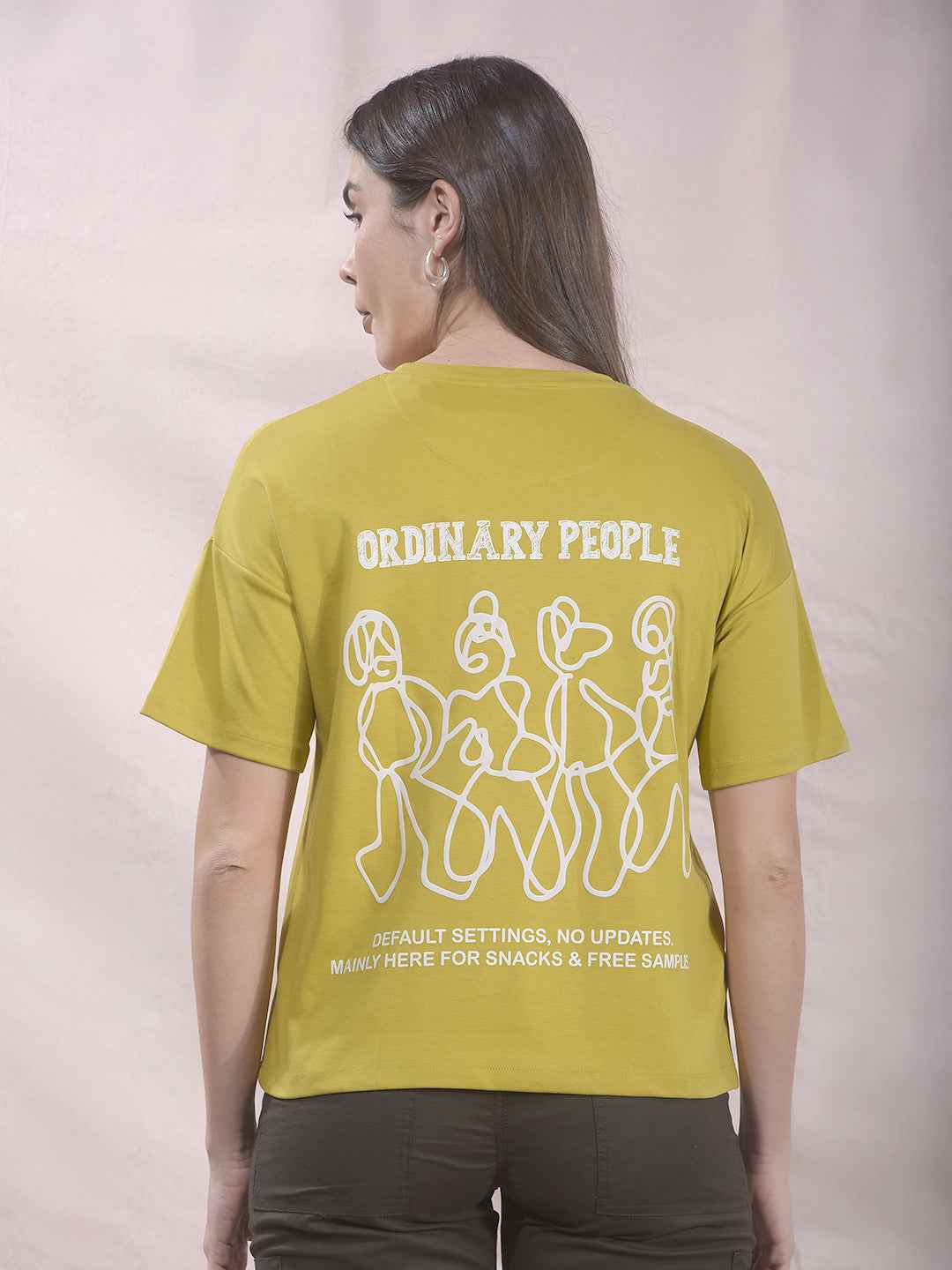 Mustard Graphic Print T-Shirt