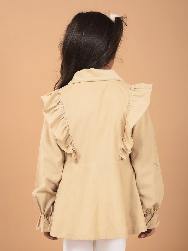 Beige Top-Girls Tops-Crimsoune Club