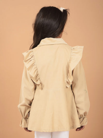 Beige Top-Girls Tops-Crimsoune Club