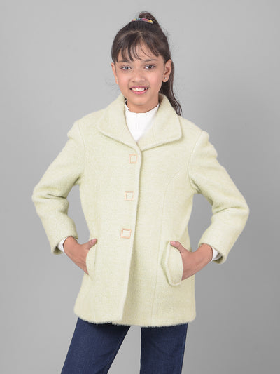 Olive Overcoat-Girls Coats-Crimsoune Club