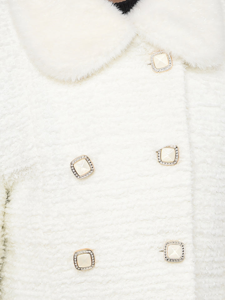 White Coat-Girls Coats-Crimsoune Club
