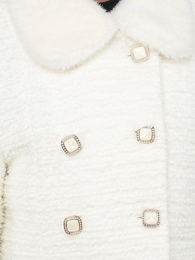 White Coat-Girls Coats-Crimsoune Club