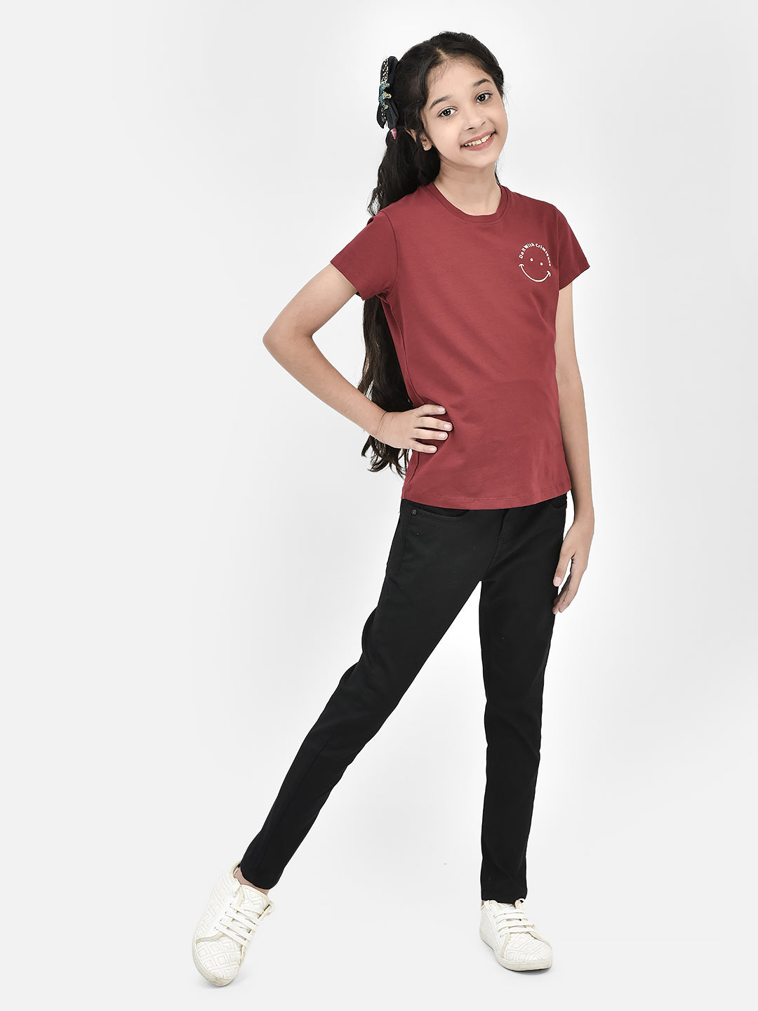 Black Stretchable Jeans-Girls Jeans-Crimsoune Club