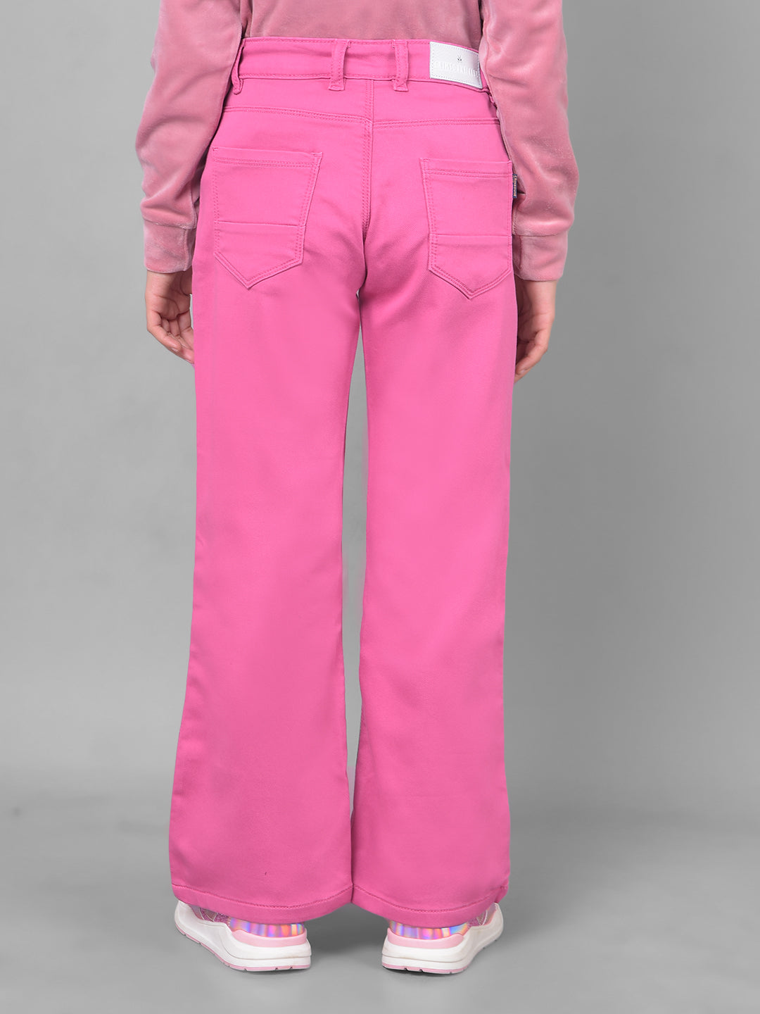 Pink Jeans-Girls Jeans-Crimsoune Club