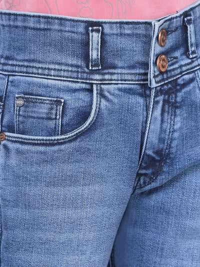 Blue Jeans-Girls Jeans-Crimsoune Club