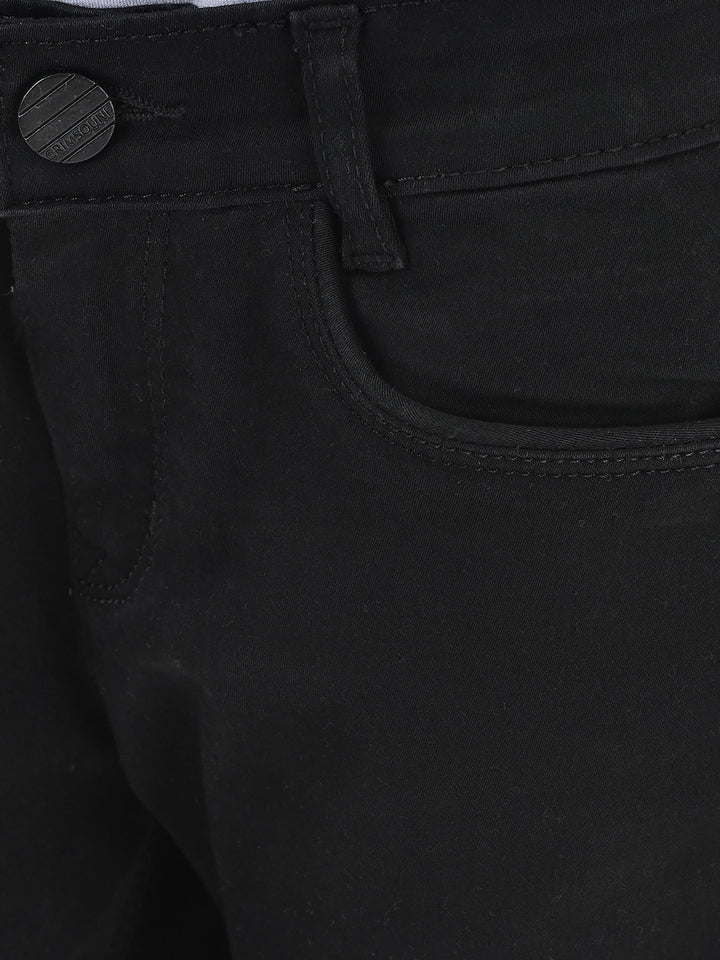 Black Skinny Jeans-Girls Jeans-Crimsoune Club