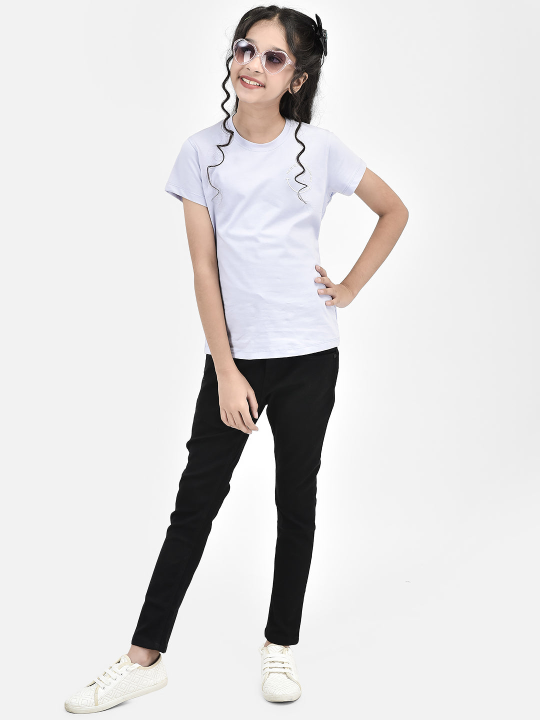Black Skinny Jeans-Girls Jeans-Crimsoune Club