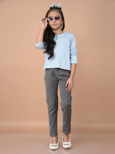 Black Jeans-Girls Jeans-Crimsoune Club