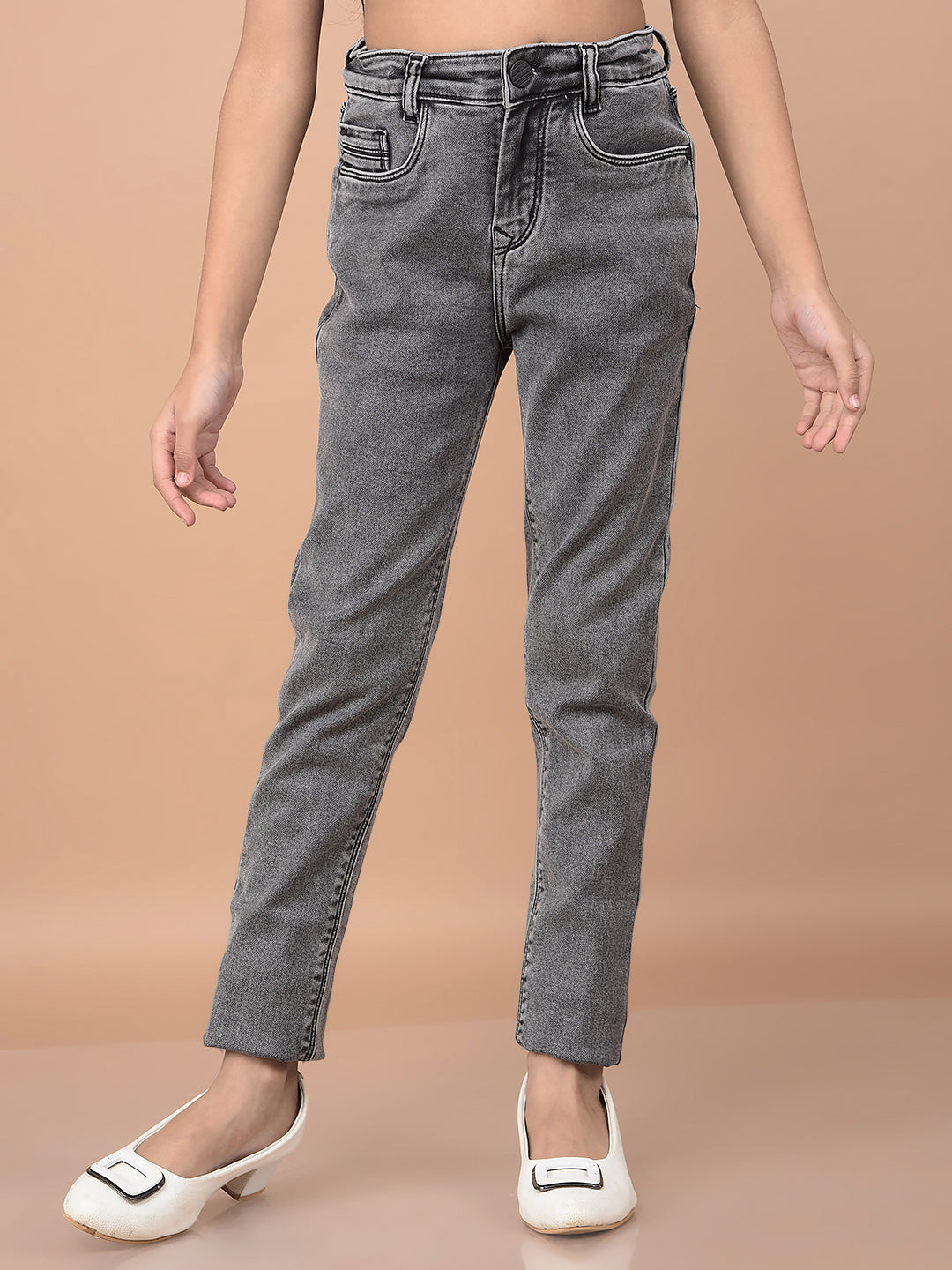 Black Jeans-Girls Jeans-Crimsoune Club