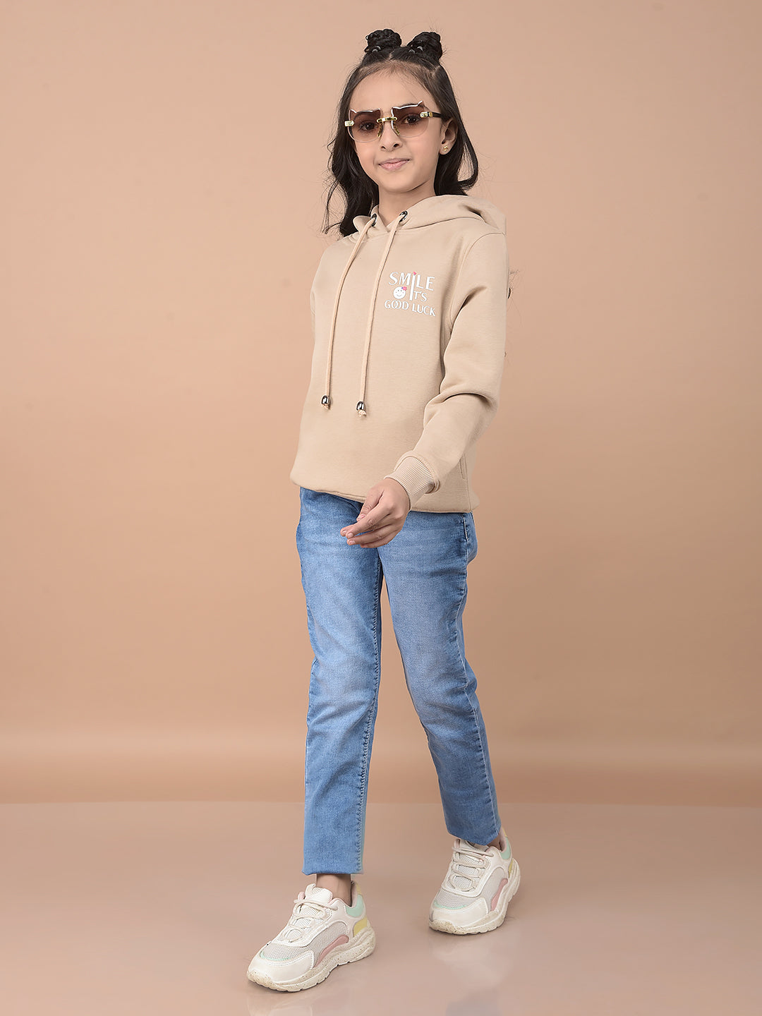 Blue Skinny High-Waist Jeans-Girls Jeans-Crimsoune Club