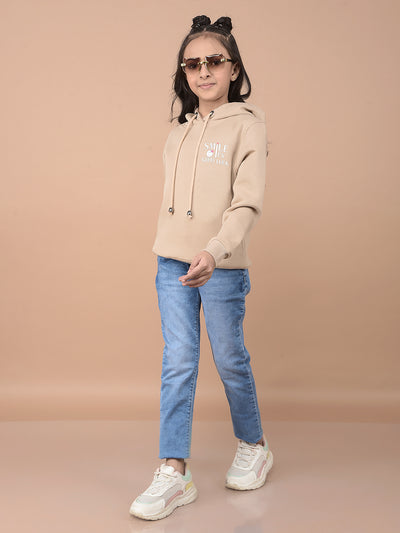 Blue Skinny High-Waist Jeans-Girls Jeans-Crimsoune Club