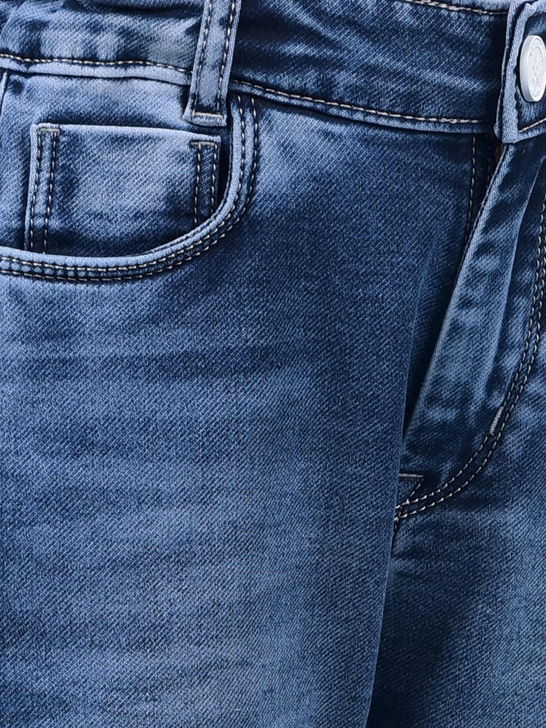 Blue Skinny Jeans-Girls Jeans-Crimsoune Club