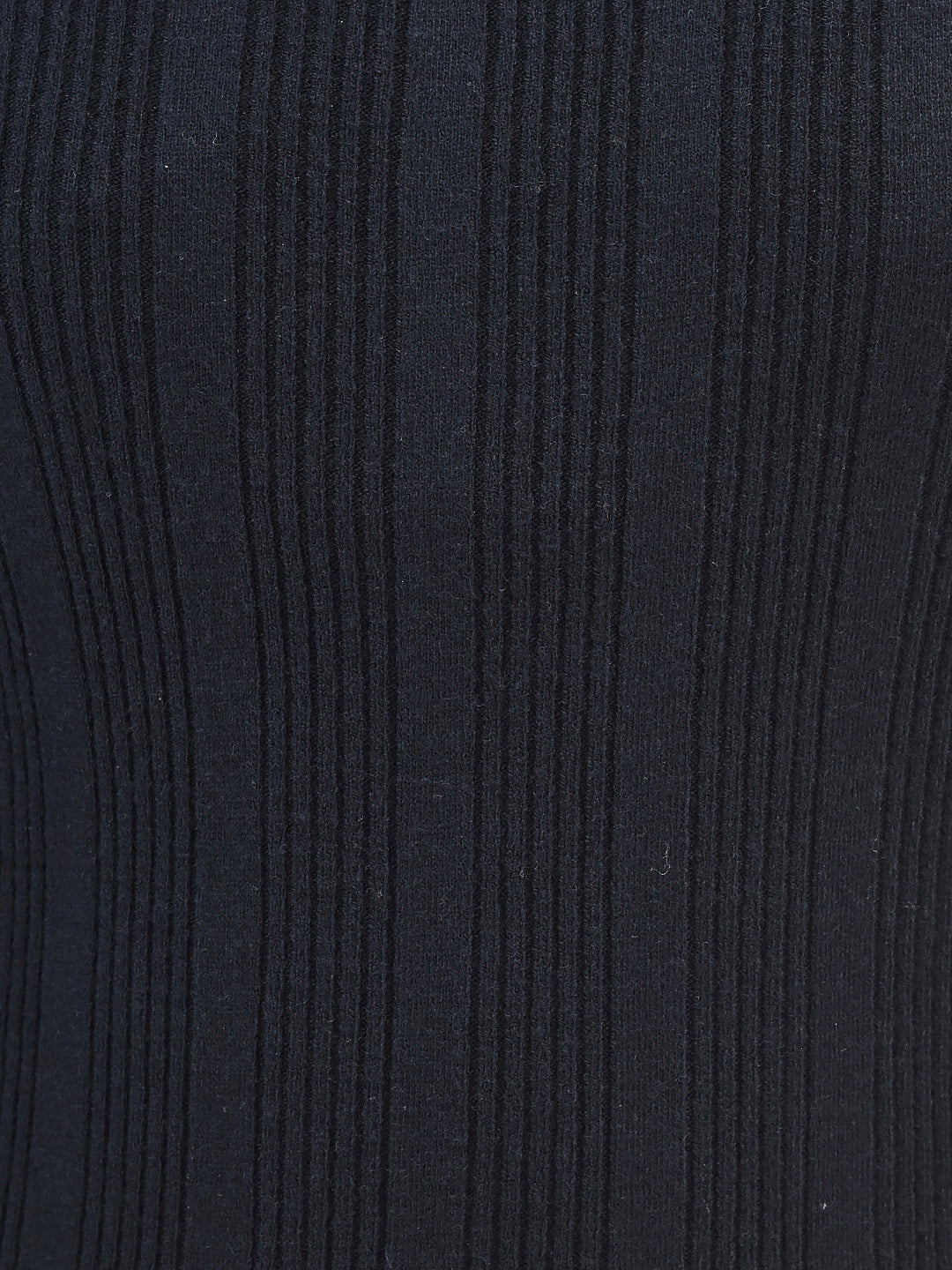 Navy Blue Striped Sweater-Girls Sweaters-Crimsoune Club