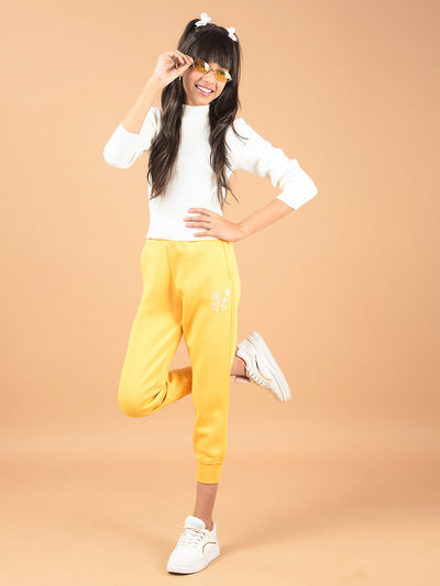 White High Neck Sweater-Girls Sweaters-Crimsoune Club