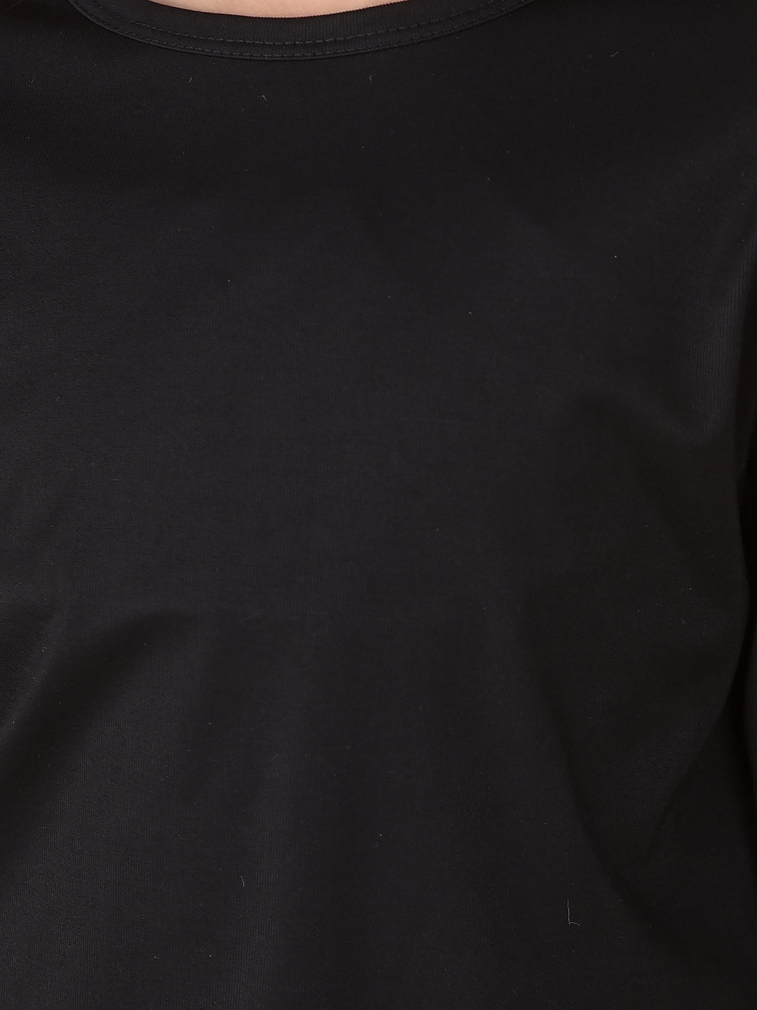 Black 100% Acrylic T-Shirt-Girls T-Shirts-Crimsoune Club