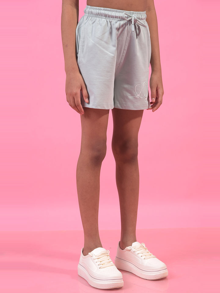 Girl's Blue Shorts-Girls Shorts-Crimsoune Club