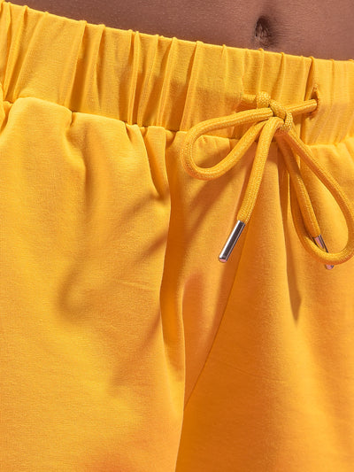 Girl's Mustard Trackpants-Girls Trackpants-Crimsoune Club