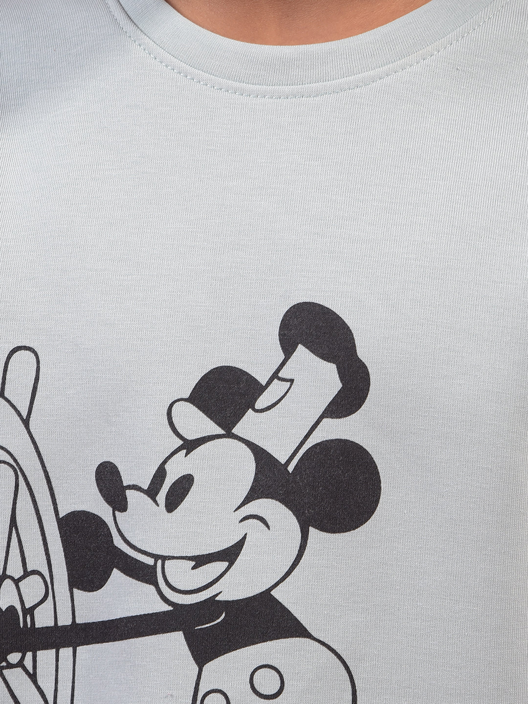 Girl's Grey Graphic Print T-Shirt-Girls T-Shirts-Crimsoune Club