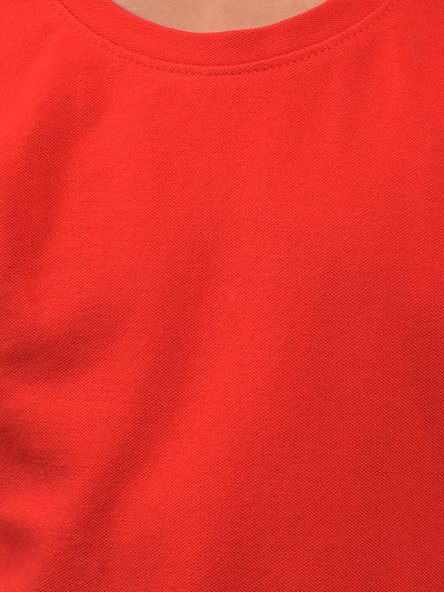 Girl's Red A-Line Dress-Girls Dress-Crimsoune Club