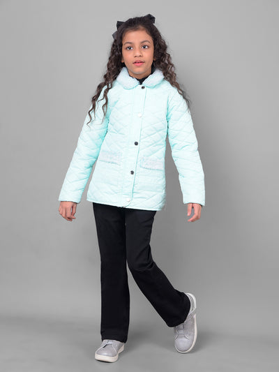 Light Green Jacket-Girls Jackets-Crimsoune Club