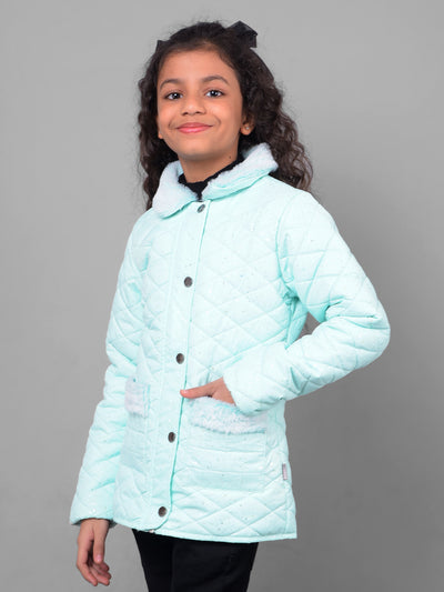 Light Green Jacket-Girls Jackets-Crimsoune Club