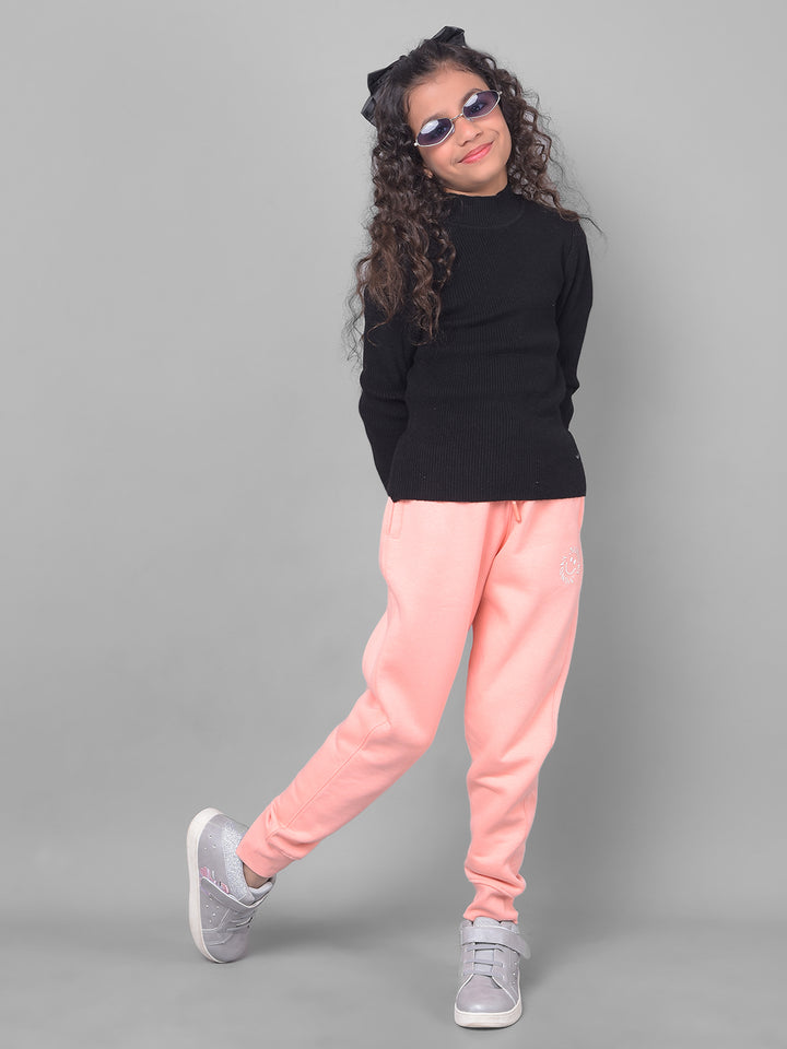 Pink Trackpant-Girls Trackpants-Crimsoune Club