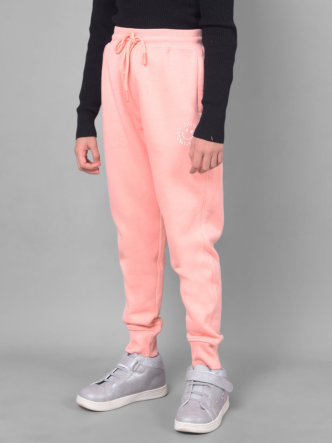 Pink Trackpant-Girls Trackpants-Crimsoune Club