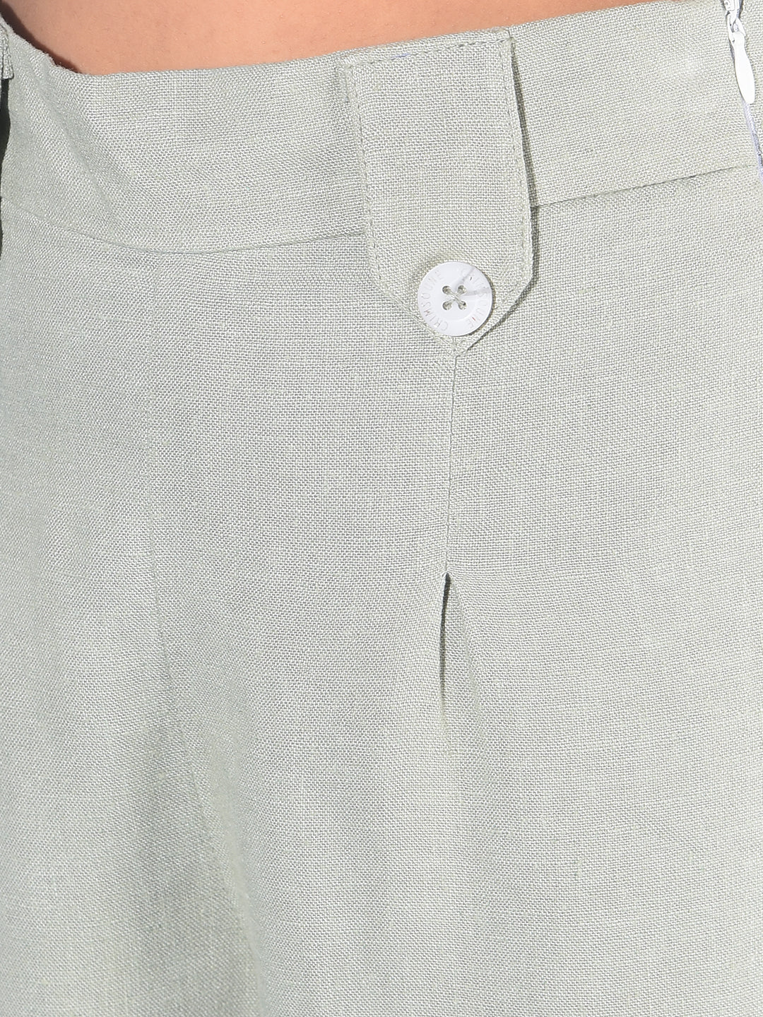 Green Crop Length Lower-Girls Lounge pant-Crimsoune Club