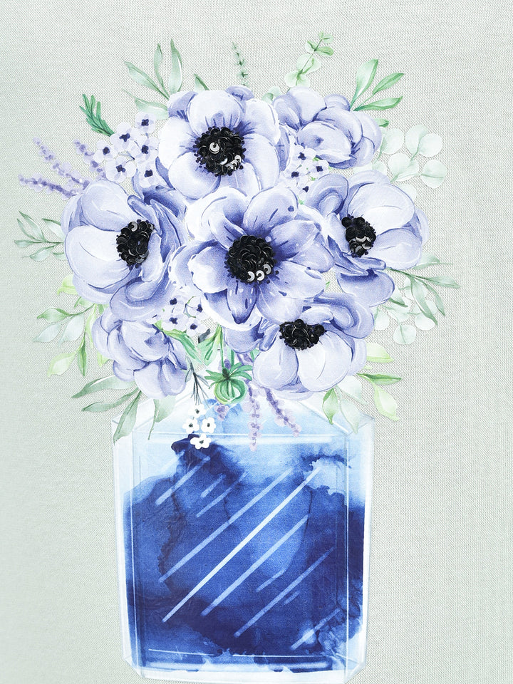 Green Printed SweatShirts-Girls SweatShirtss-Crimsoune Club