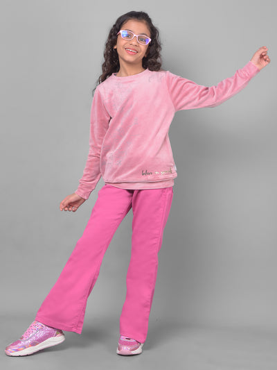 Crimsoune Club Pink Printed Lounge Pants