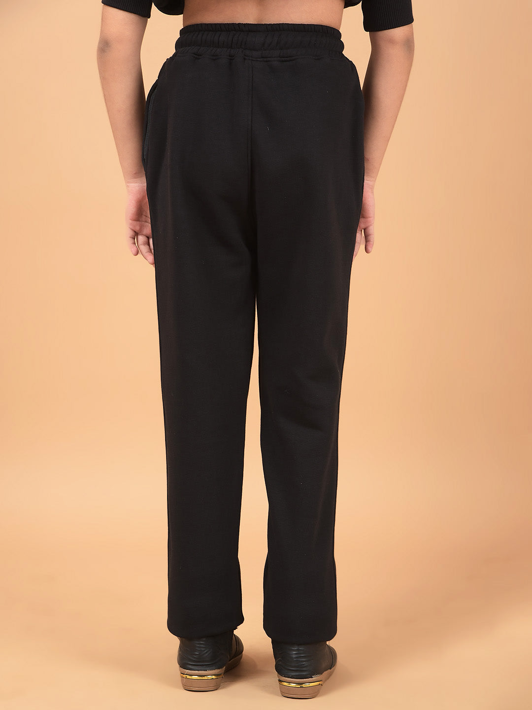 Black Track Pants-Girls Trackpants-Crimsoune Club