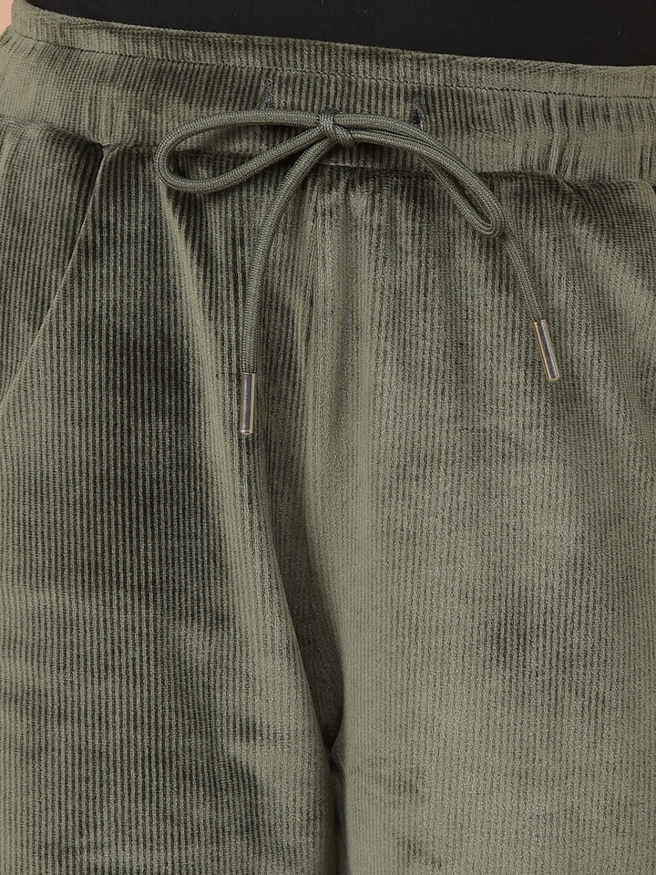 Olive Trackpants-Girls Trackpants-Crimsoune Club